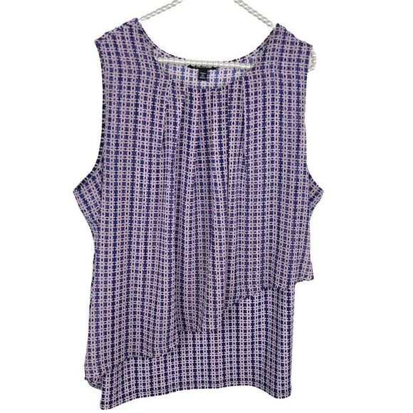 Roz & Ali top sleeveless layered - Picture 1 of 9